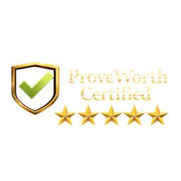 ProveWorth Certified five-star badge